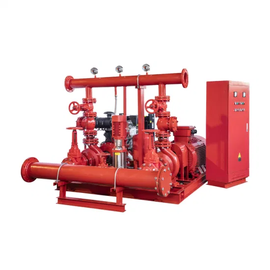 UL/FM Listed Fire Fighting System Control Panel Driven Diesel Jockey Fire Pump with Short Delivery Time